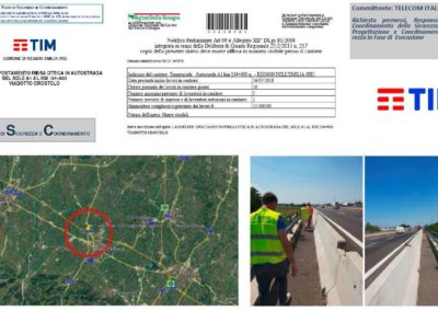 Attività ordinarie di ‘Network Construction e Assurance’ per lavori di scavo, posa cavi, etc. – Attività di competenza della funzione CW.WO. di Telecom Italia