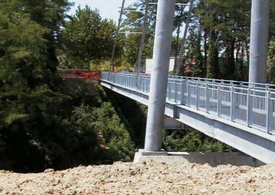 Collaudo strutturale della passerella sul torrente Castro in Loc. Tramarino, nel Comune di Arezzo