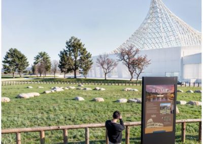 Progettazione e realizzazione delle opere esterne a Tor Vergata presso le Vele della Città dello Sport – Sistemazione a verde di base dell’area esterna nord a Roma
